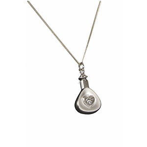 GM Collier avec pendentif coeur à coeur