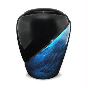 JA 099203 Urne en forme de vase bleu