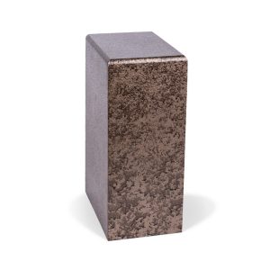 JA 140408 Urne en aluminium fini bronze