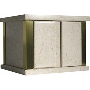 S7 Beige avec bordure dorée